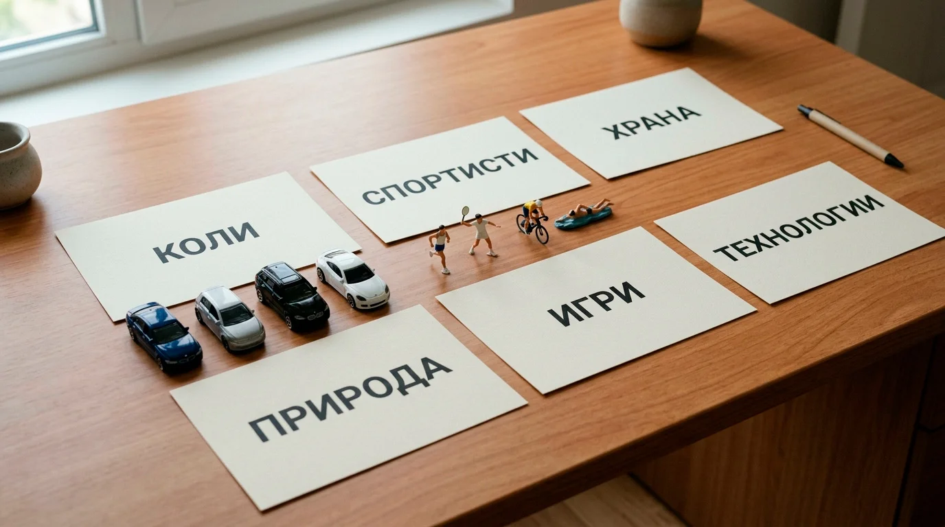 Няколко отпечатани картончета представят видове бонуси
