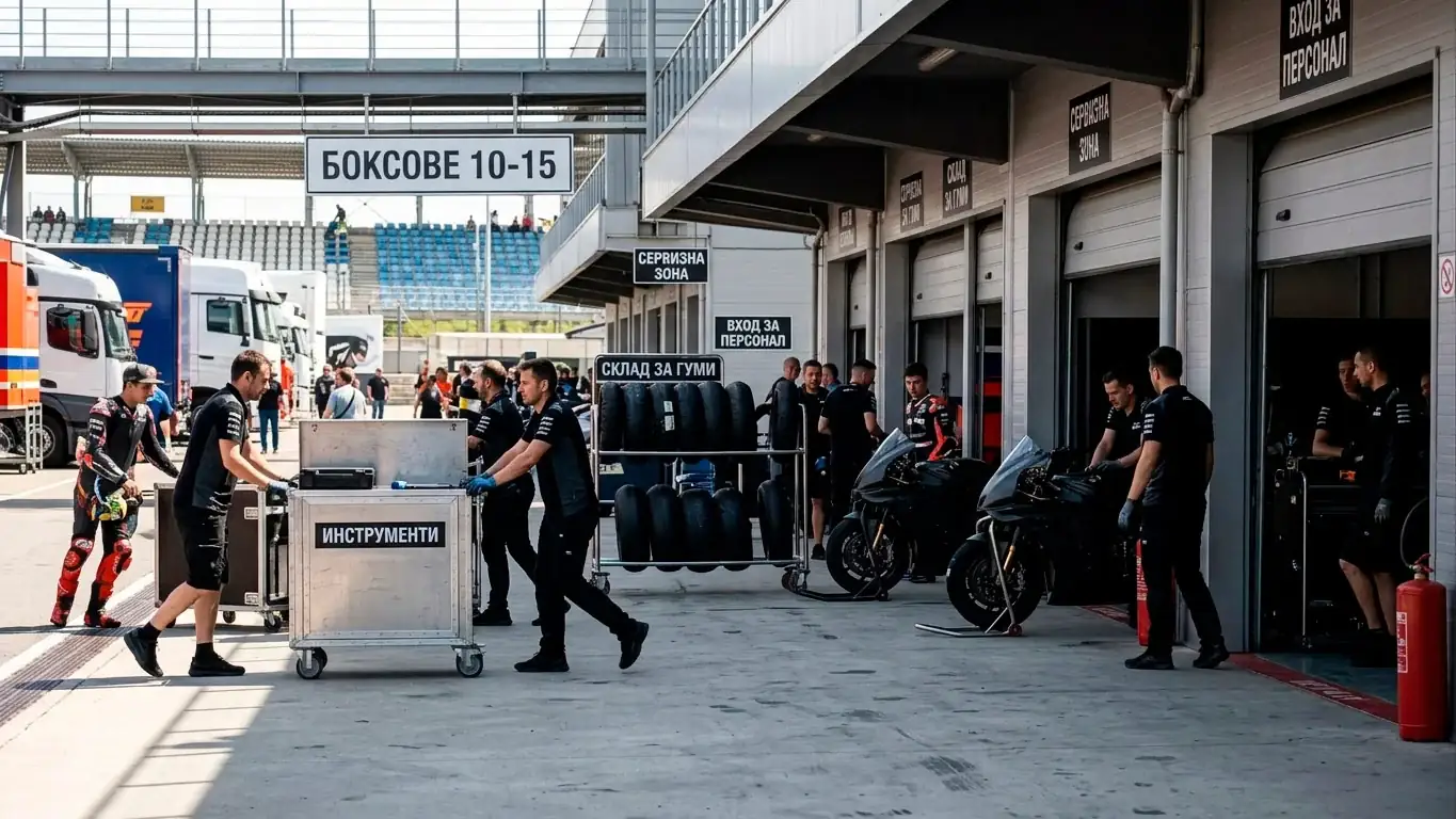 Оживен падок на MotoGP с екипи и оборудване