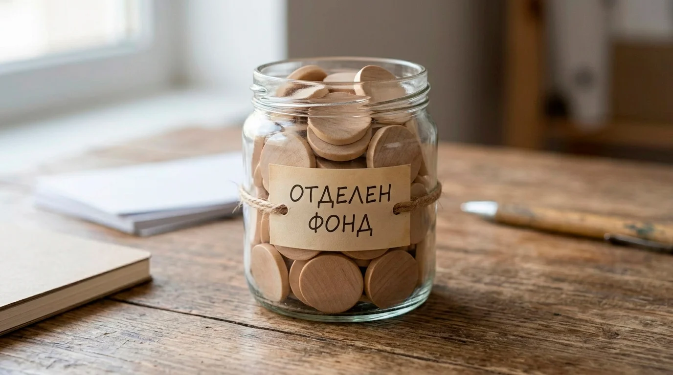 Символични жетони, заделени в отделен съд